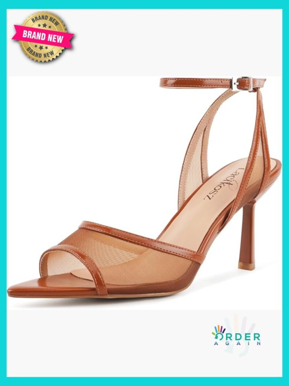 Mesh High Heels Sandals Strappy Dressy Wedding Pointed Toe Ankle Strap Stiletto